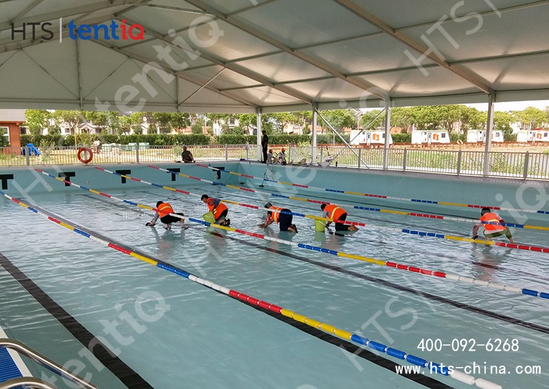 篷房做的游泳館 篷房做的游泳館