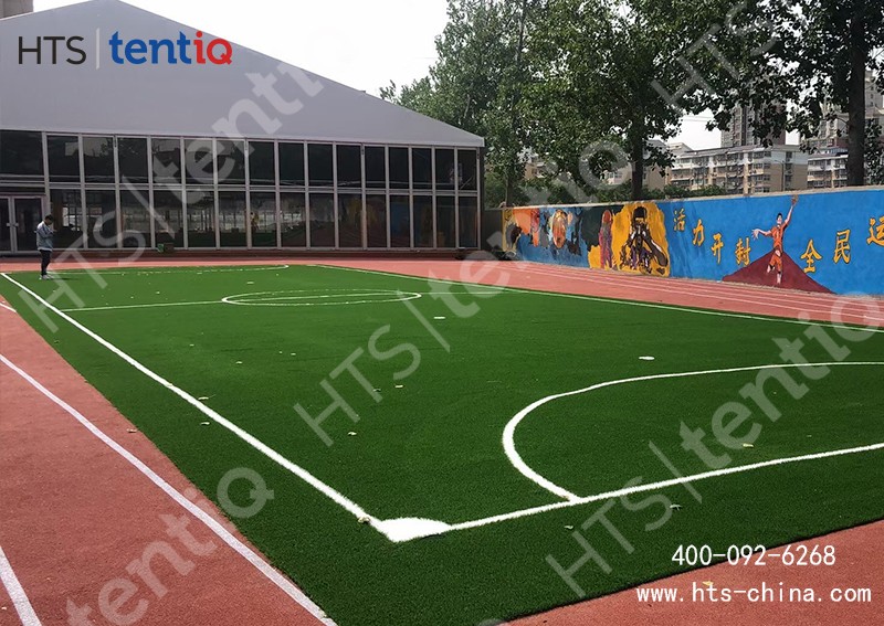 關(guān)于篷房籃球館造價(jià)，德國(guó)華燁篷房廠家有話說(shuō)