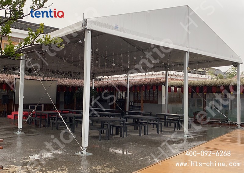 華燁為農(nóng)家樂(lè)搭建了140平的多功能篷房，助力傳統(tǒng)農(nóng)業(yè)產(chǎn)業(yè)轉(zhuǎn)型升級(jí)