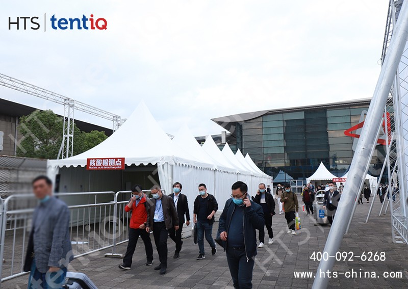 疫情當(dāng)前，華燁鋁合金篷房助力防控行動(dòng)！