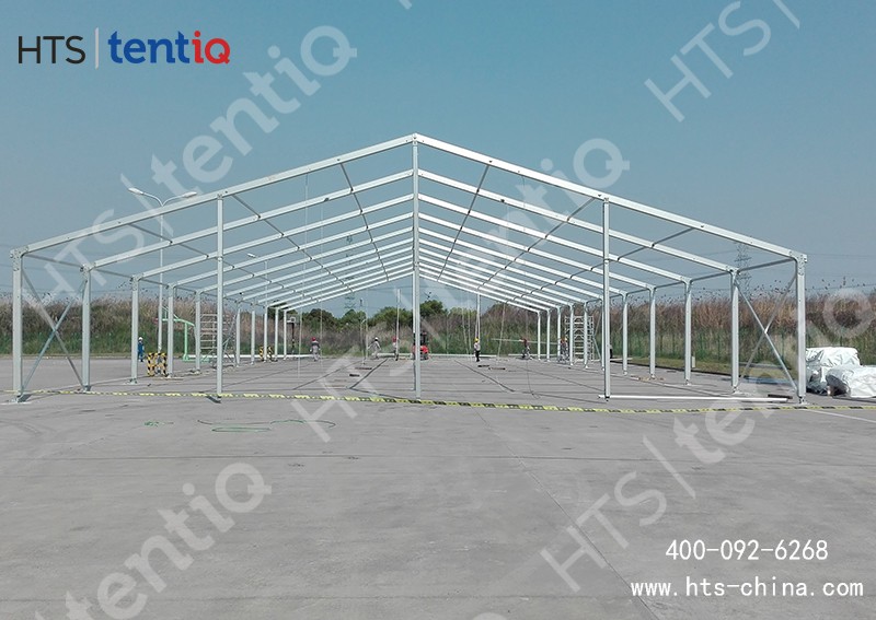 廠房倉儲(chǔ)篷房屬于裝配式模塊化結(jié)構(gòu)，輕松滿足快速拆搭要求