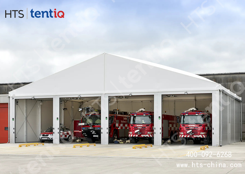 倉(cāng)儲(chǔ)用篷房快速解決企業(yè)在“空倉(cāng)”，“爆倉(cāng)”之間的過渡轉(zhuǎn)換