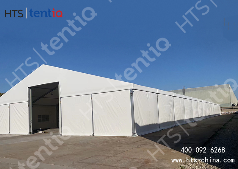 現(xiàn)有廠房不能再擴(kuò)建，用鋁合金工業(yè)倉庫篷房能快速解決