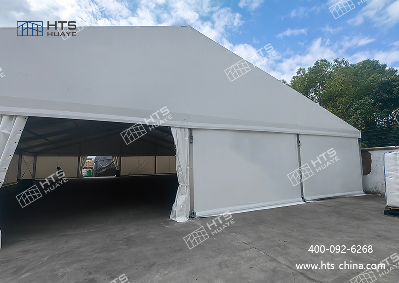 成功為橡膠和塑料制品業(yè)交付了一座定制化的倉儲篷房空間