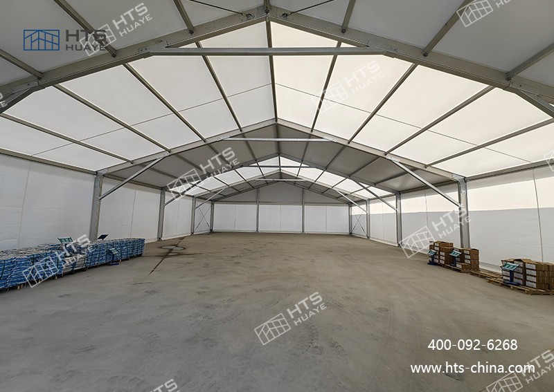 華燁建筑科技為招遠(yuǎn)核電提供優(yōu)質(zhì)倉(cāng)儲(chǔ)篷房