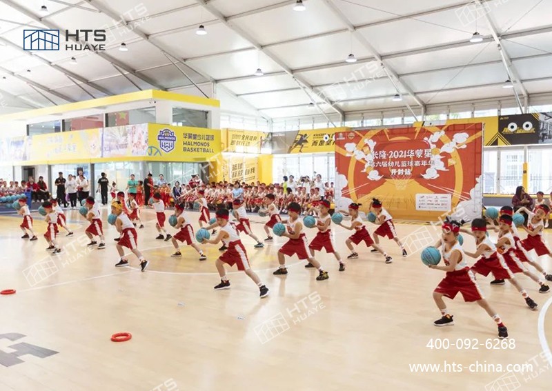 裝配式篷房籃球館有效利用各類存量建設(shè)用地，避免資源浪費(fèi)