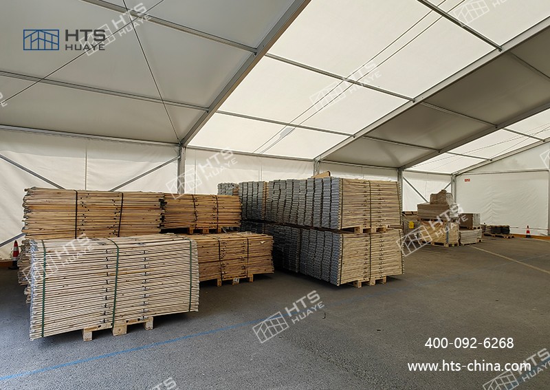 成功打造一座鋁合金倉(cāng)庫(kù)篷房，有效滿(mǎn)足了宜家精密部件臨時(shí)倉(cāng)儲(chǔ)的迫切需求