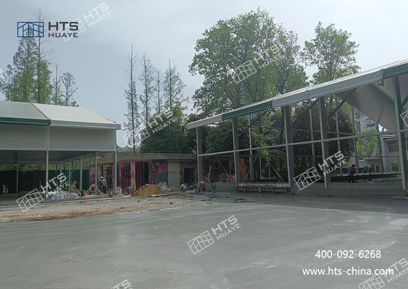 匹克球篷房優(yōu)選鋁合金框架，打造全尺寸全天候運動空間