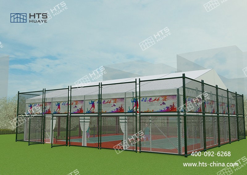 資金有限？小規(guī)格體育篷房場(chǎng)館為學(xué)校球館建設(shè)破局