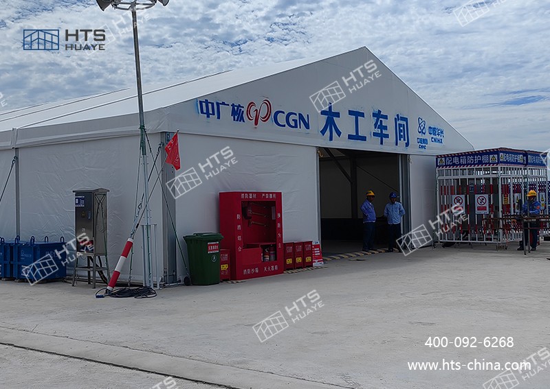 為核電行業(yè)提供的第6座倉(cāng)儲(chǔ)篷房，事實(shí)證明“好產(chǎn)品自帶說(shuō)服力”