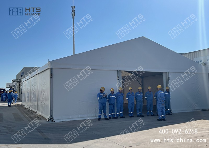 模塊化倉儲篷房：工業(yè)級臨時建筑的創(chuàng)新解決方案