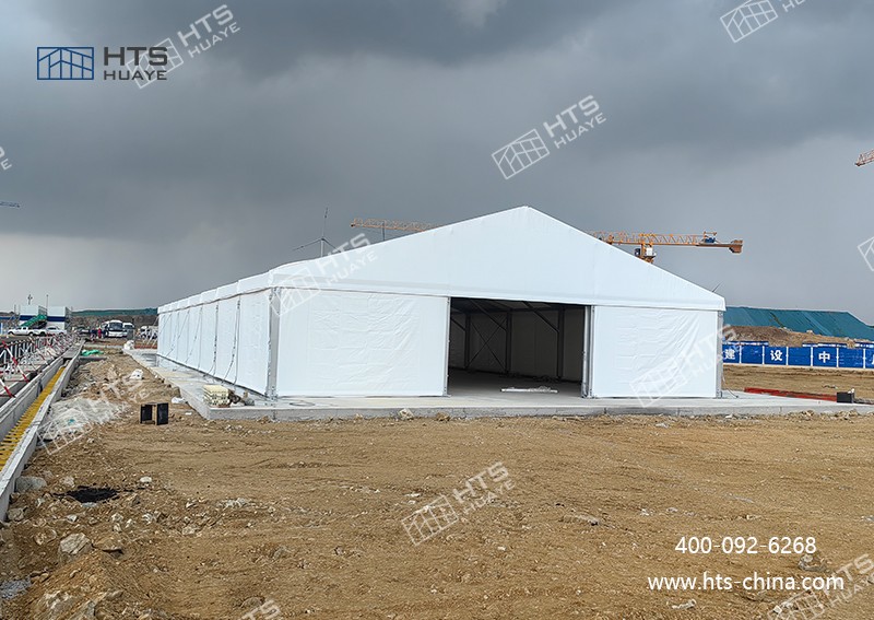 模塊化倉儲篷房：工業(yè)級臨時建筑的創(chuàng)新解決方案