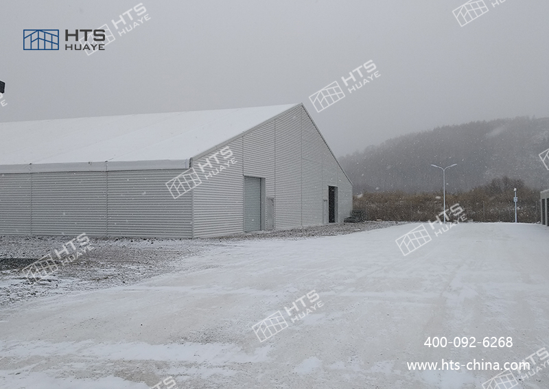 裝配式倉庫篷房實現(xiàn) “3 天建一座倉庫” 的高效交付