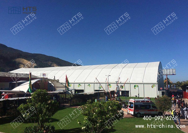 華燁海特斯助力哥倫比亞！4560㎡Polygon 篷房 20 余天高效交付