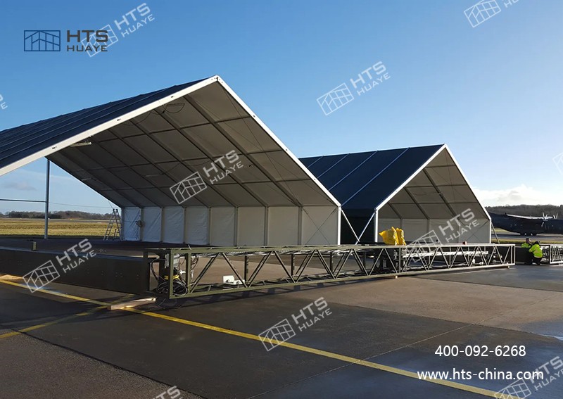 鋁合金可拆卸機(jī)庫篷房為航空運(yùn)營提供了更具性價(jià)比的設(shè)施選擇 鋁合金可拆卸機(jī)庫篷房為航空運(yùn)營提供了更具性價(jià)比的設(shè)施選擇