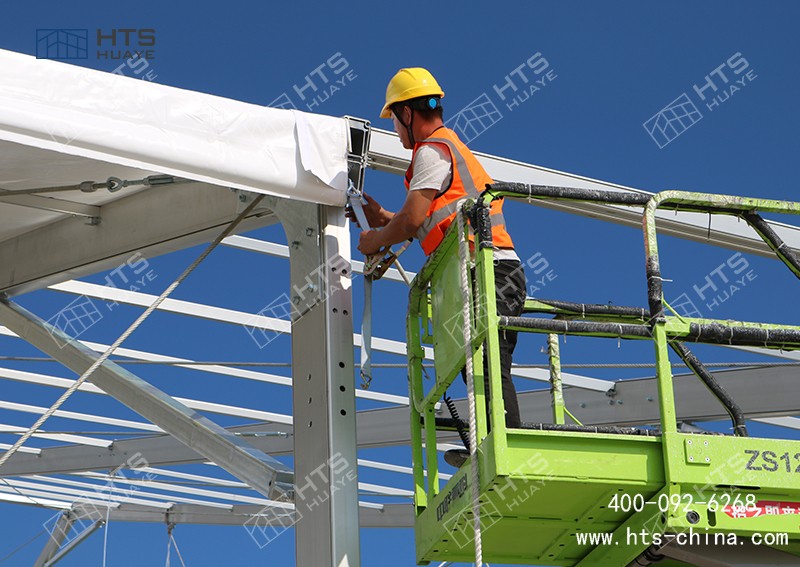 江蘇昆山鋁合金大跨度篷房匠心設計，鑄就長效耐用空間解決方案